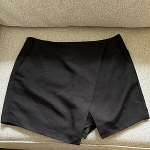 Topshop Black Skort